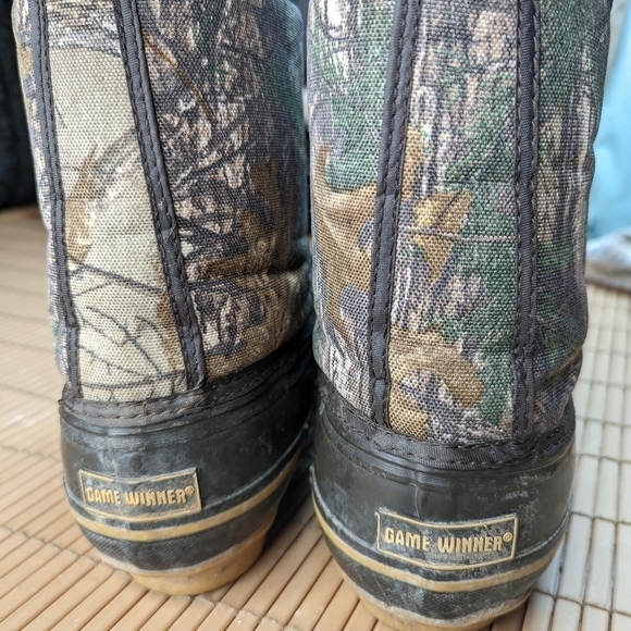 Game Winner men's duck boot. Camouflage. Waterproof. Thermolite Insulation. Wint - Picture 6 of 11